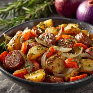 Hearty Beef Sausage and Potato Skillet