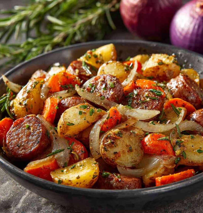 Hearty Beef Sausage and Potato Skillet