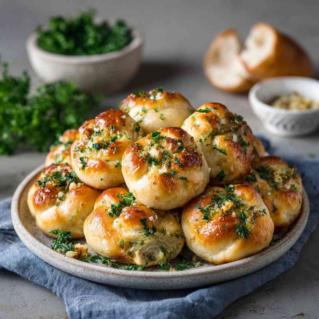 Quick Sourdough Discard Garlic Knots