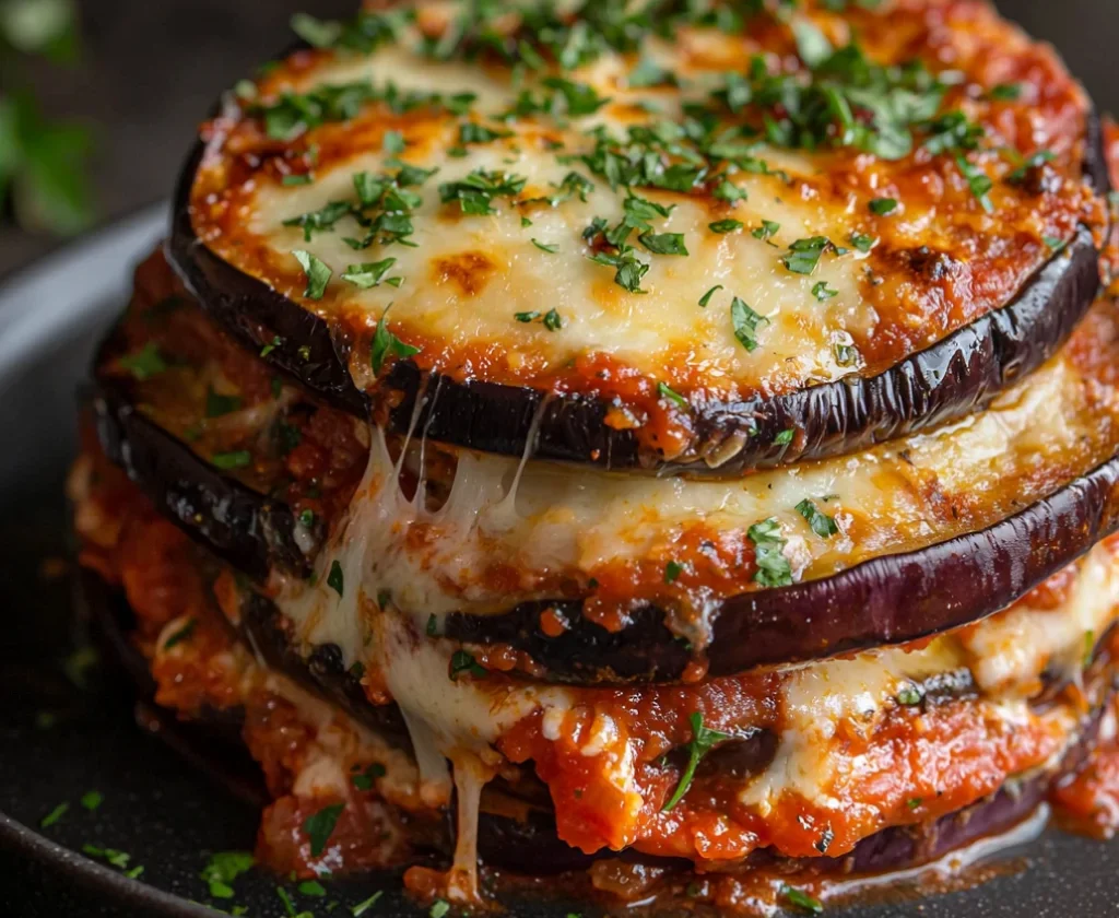 Aubergine Parmigiana