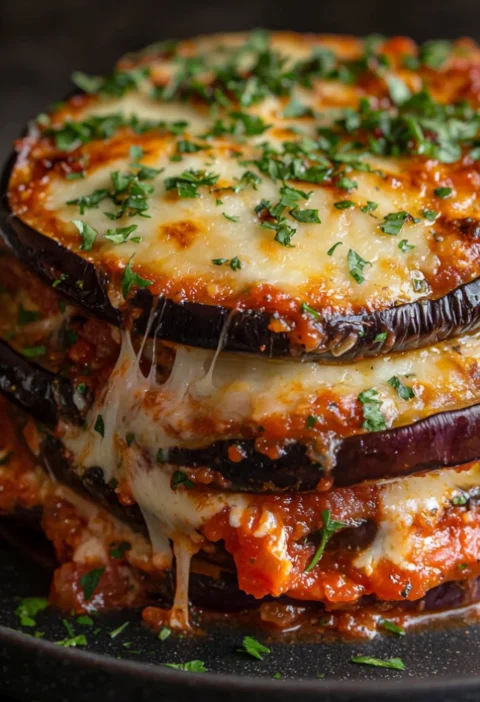 Aubergine Parmigiana