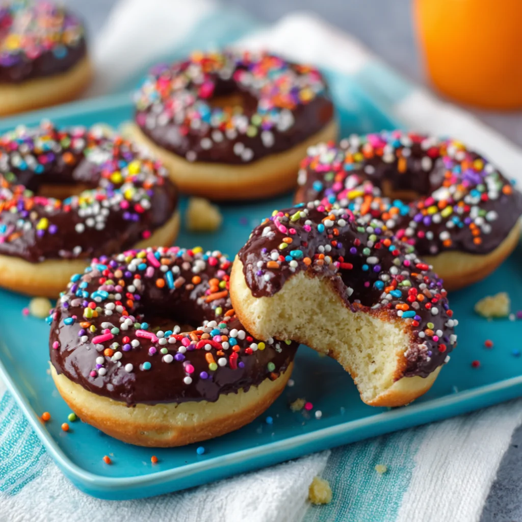 Chocolate Frosted Baked Donuts - chocolate-frosted-baked-donuts-3