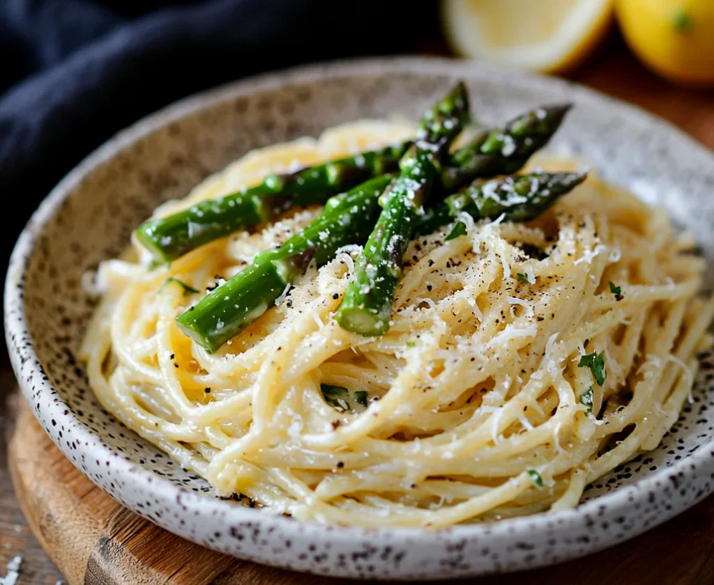 Creamy Asparagus Pasta