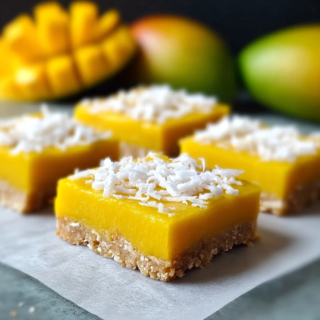 Delightful Easy Mango Coconut Bars for a Tropical Escape