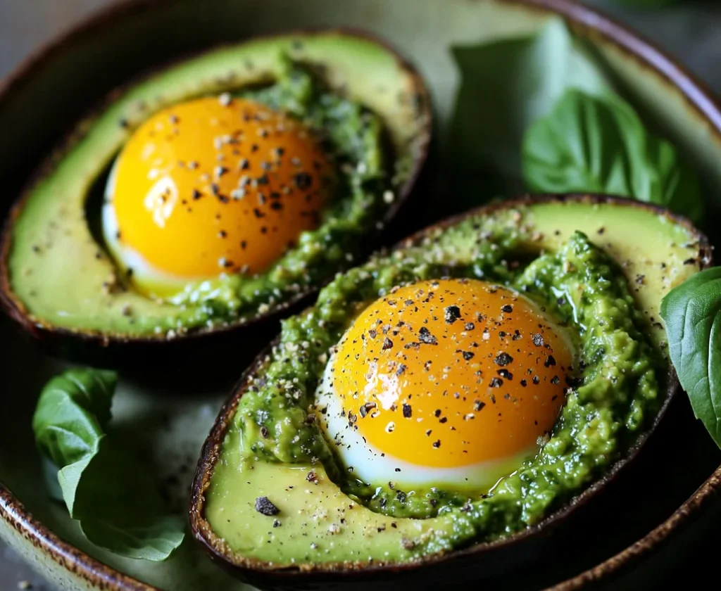 Easy Pesto Eggs