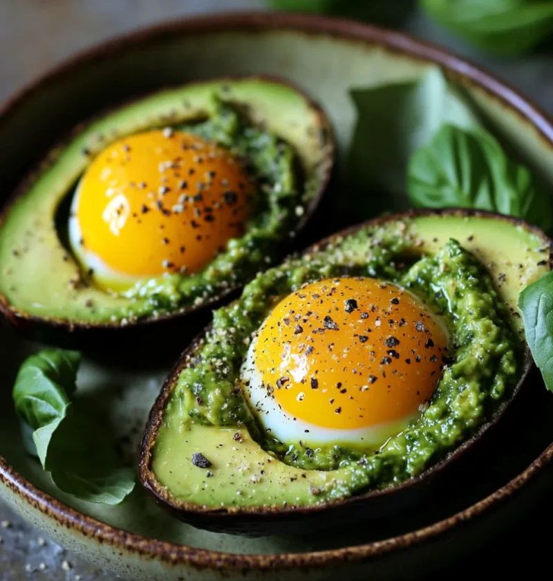 Easy Pesto Eggs