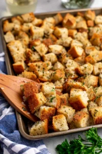 Homemade Ranch Croutons