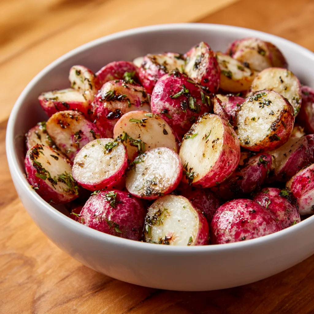 25-Minute Garlic Roasted Radishes - irresistible-25-minute-garlic-roasted-radishes-tha-3