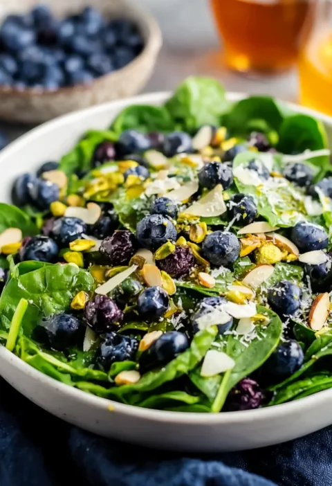 Irresistible Blueberry Pistachio Spring Salad Recipe