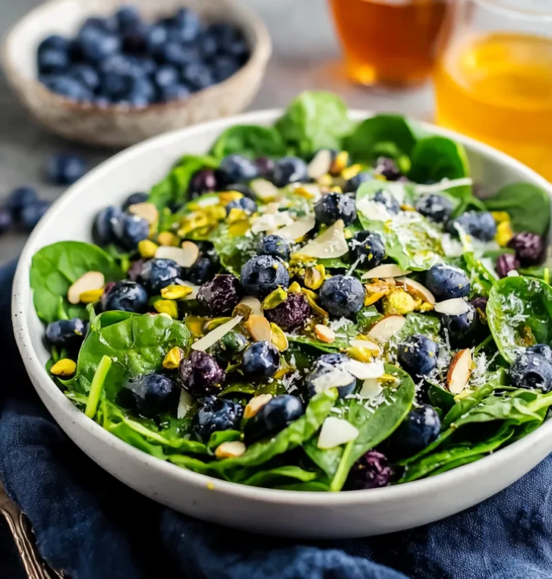 Irresistible Blueberry Pistachio Spring Salad Recipe
