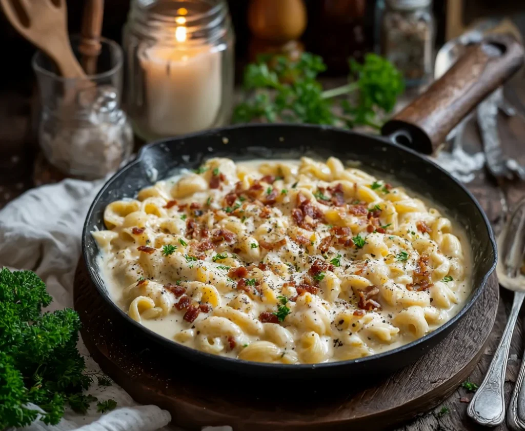 creamy cabbage carbonara