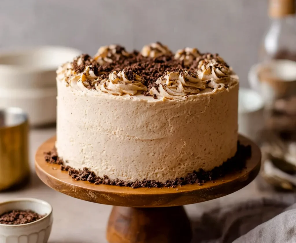 Dirty Chai Latte Cake