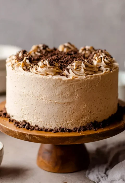 Dirty Chai Latte Cake