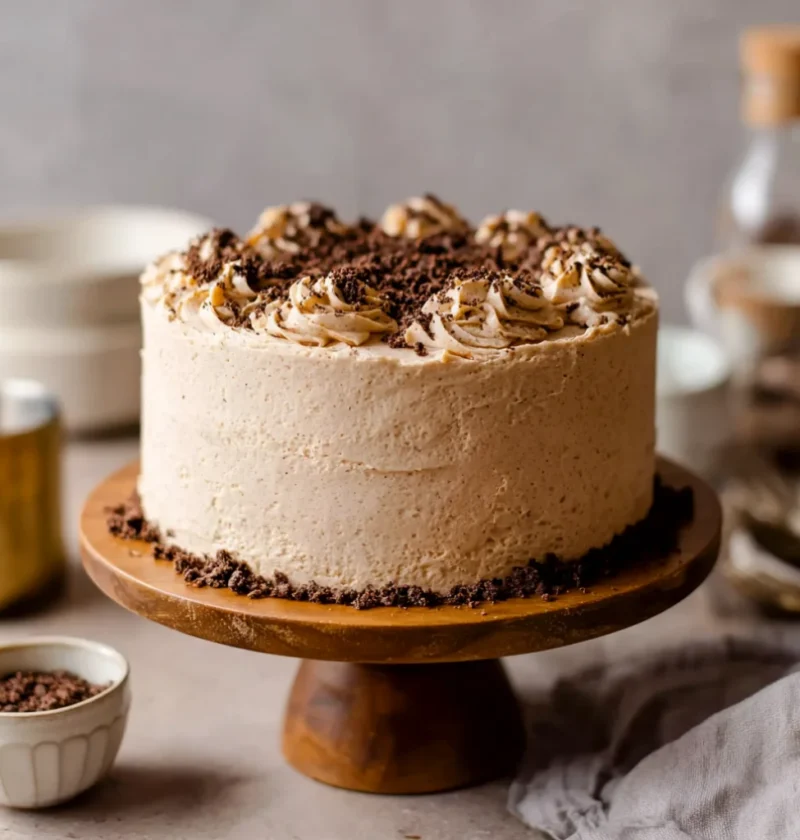 Dirty Chai Latte Cake