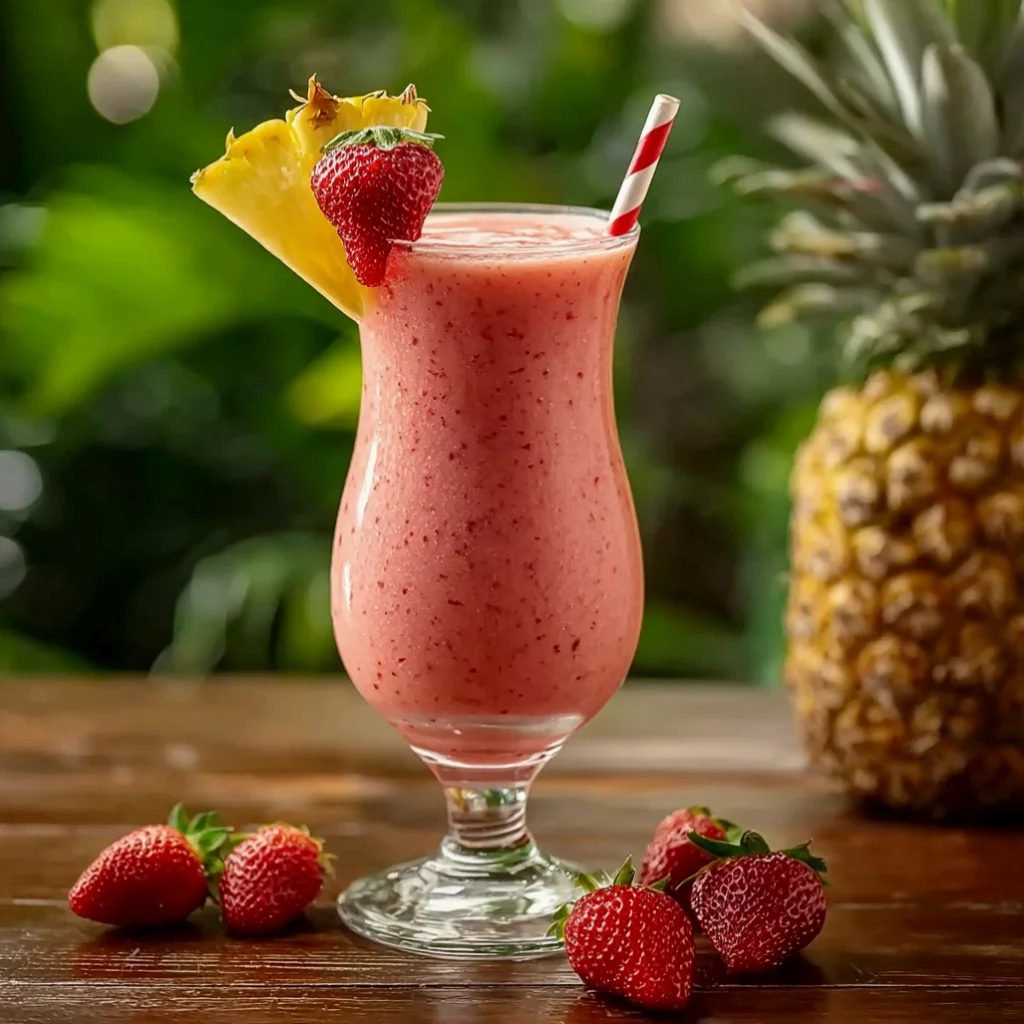 Strawberry Piña Colada Punch