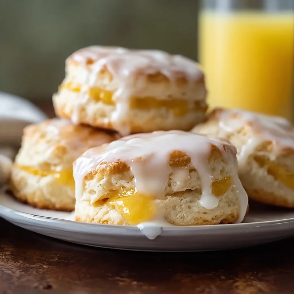 Peach Butter Swim Biscuits - peach-butter-swim-biscuits-with-vanilla-glaze-a-sw-3