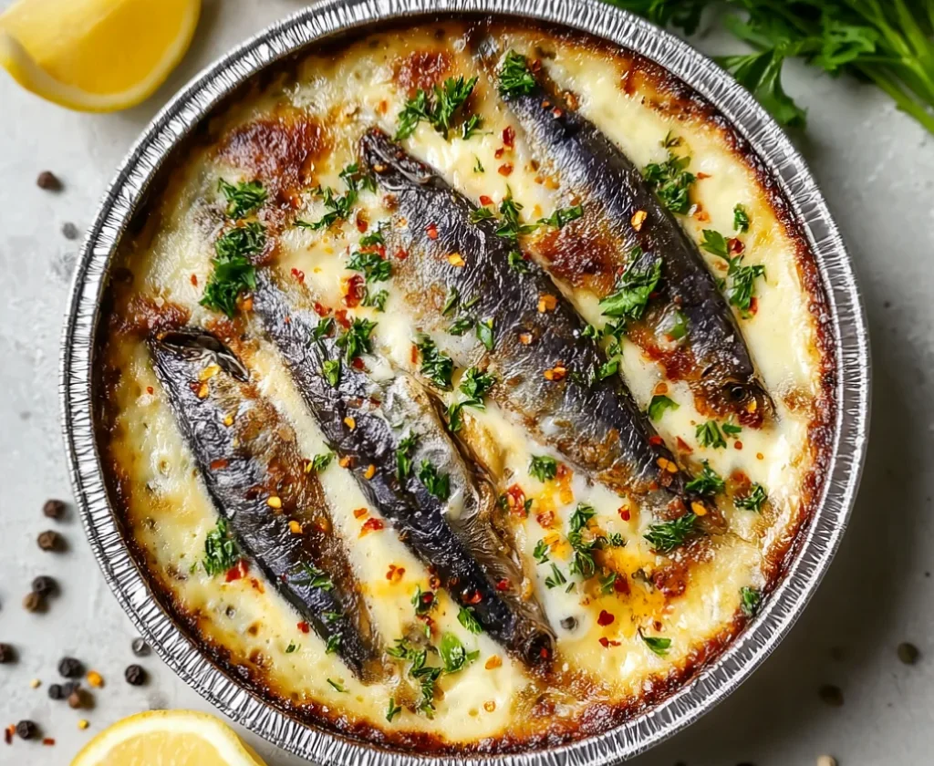 Sardine Margarita Bake