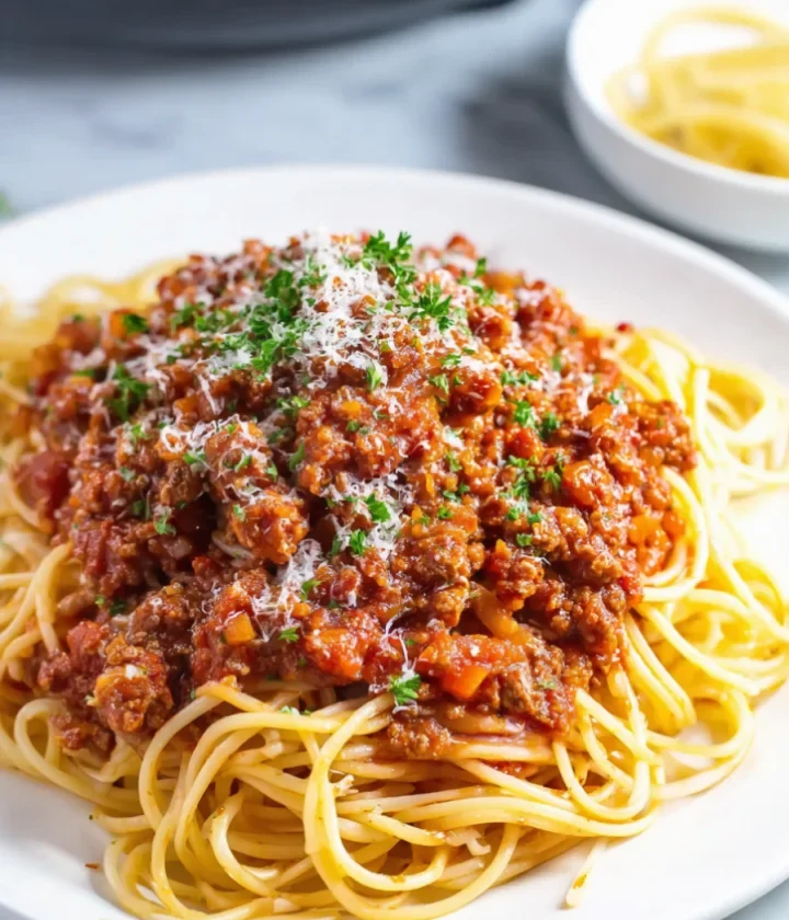slow cooker bolognese sauce