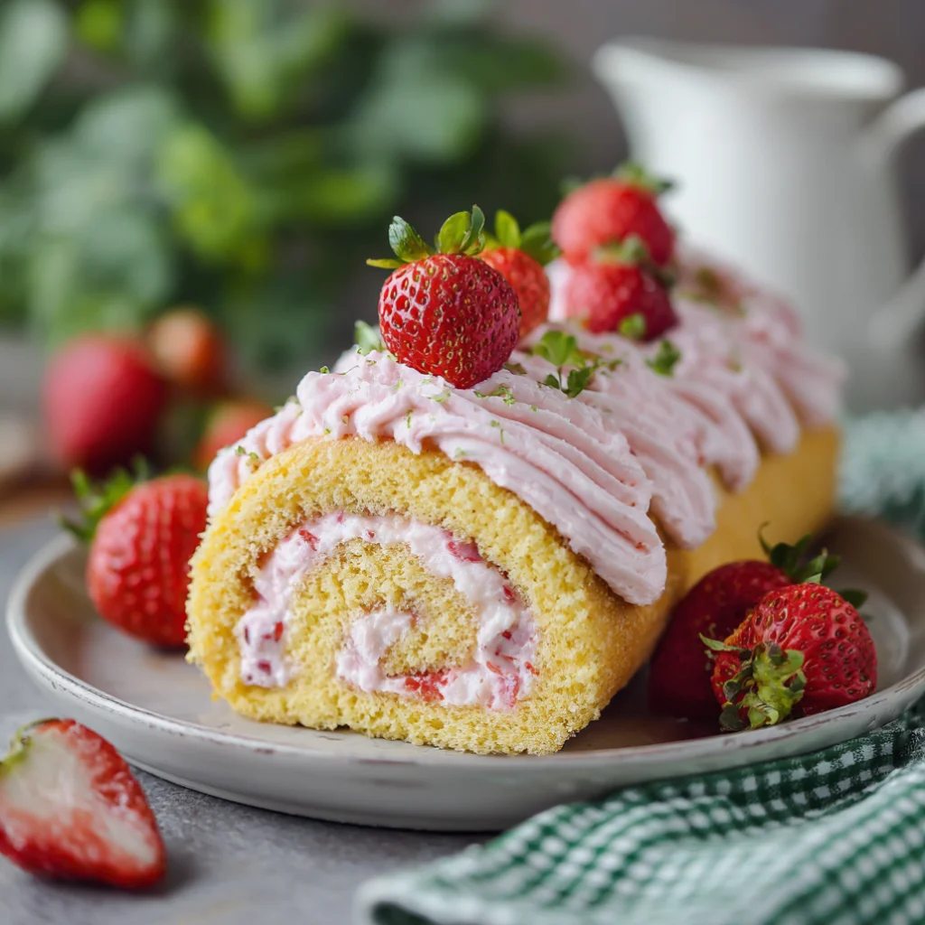 Strawberry Cake Roll - strawberry-cake-roll-3