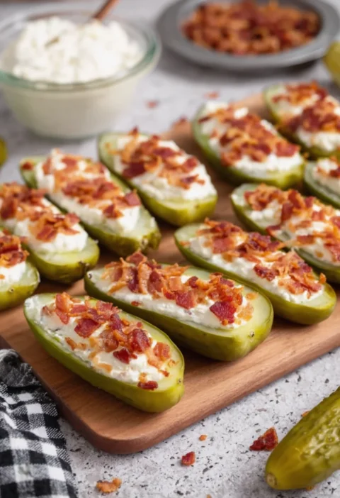 stuffed dill pickles
