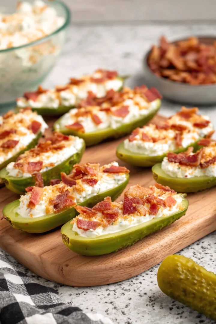 Stuffed Dill Pickles - stuffed-dill-pickles-3