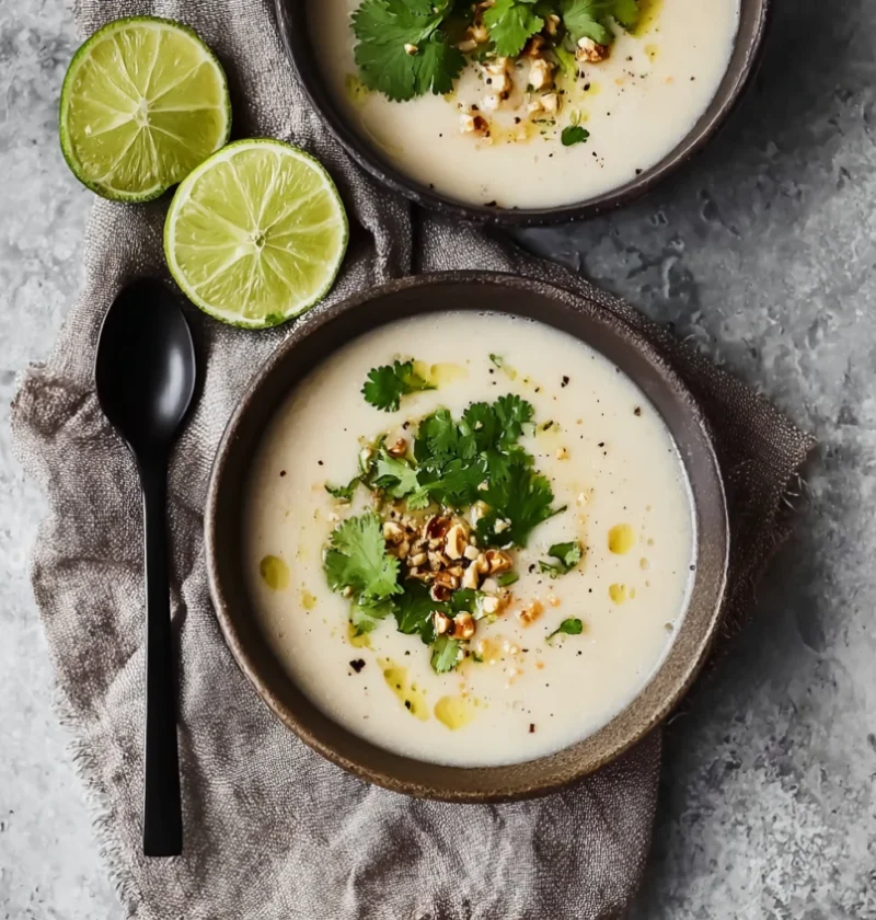 Thai Coconut Cauliflower Soup