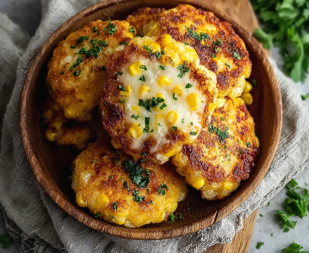 Venezuelan sweet corn cachapas