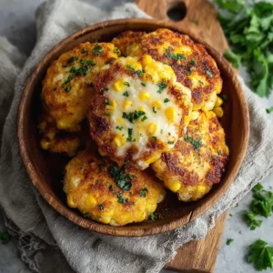 Venezuelan Sweet Corn Cachapas with Melted Mozzarella Bliss