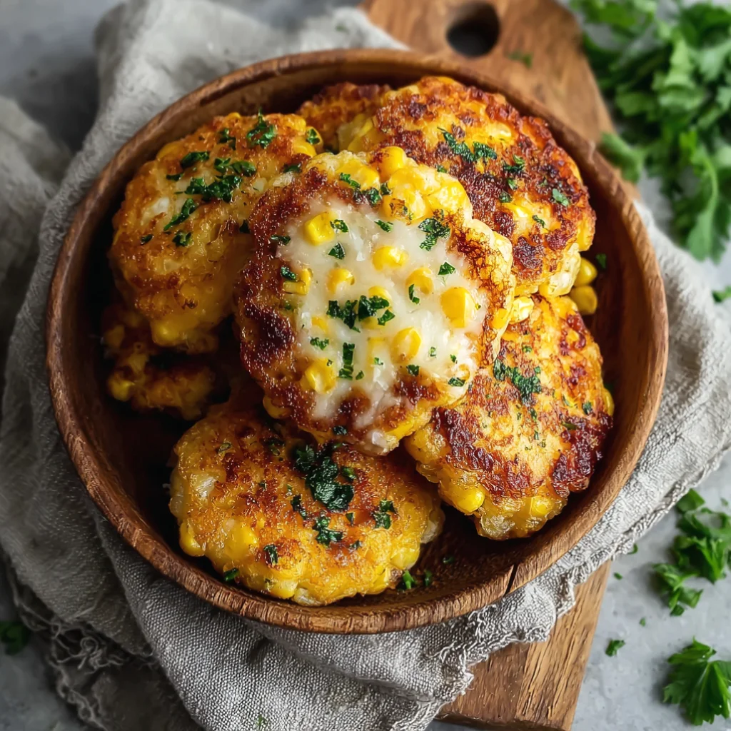 Venezuelan Sweet Corn Cachapas with Melted Mozzarella Bliss