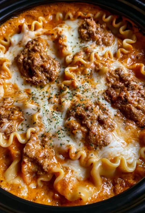Creamy Crockpot Lasagna Soup Recipe