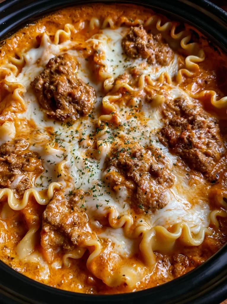 Creamy Crockpot Lasagna Soup Recipe