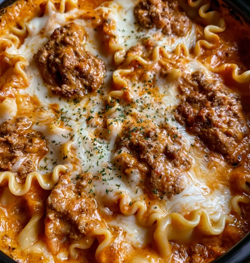 Creamy Crockpot Lasagna Soup Recipe