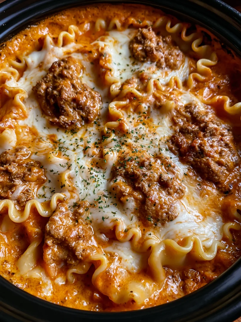 Creamy Crockpot Lasagna Soup Recipe