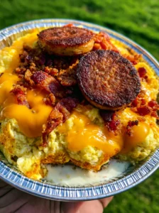 Loaded Breakfast Hash Brown Bowl Recipe