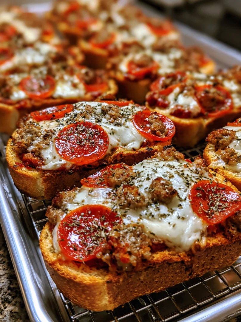 Pepperoni Pizza Toast Recipe